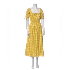 Faithful the brand plaid print long dress